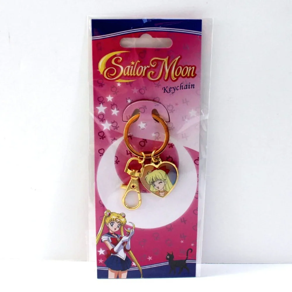 Sailor Moon Sailor Venus Heart Charm Keychain
